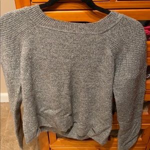 tie back sweater